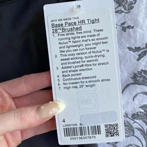 Lululemon Base Pace High-Rise Leggings